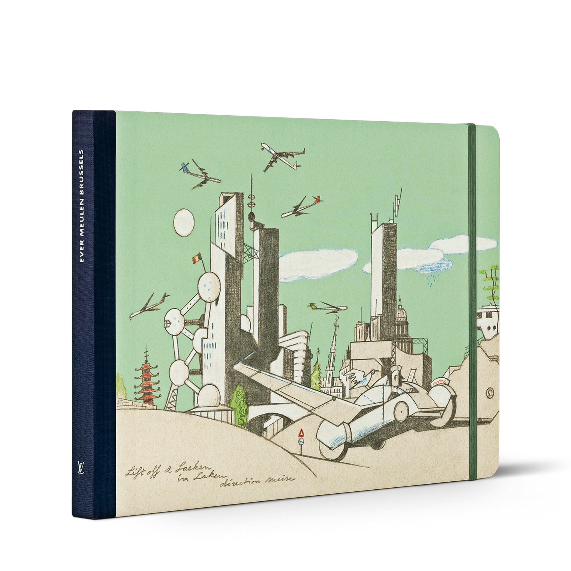 Travel Book Brussels - Trunks, Travel and Home - Library and